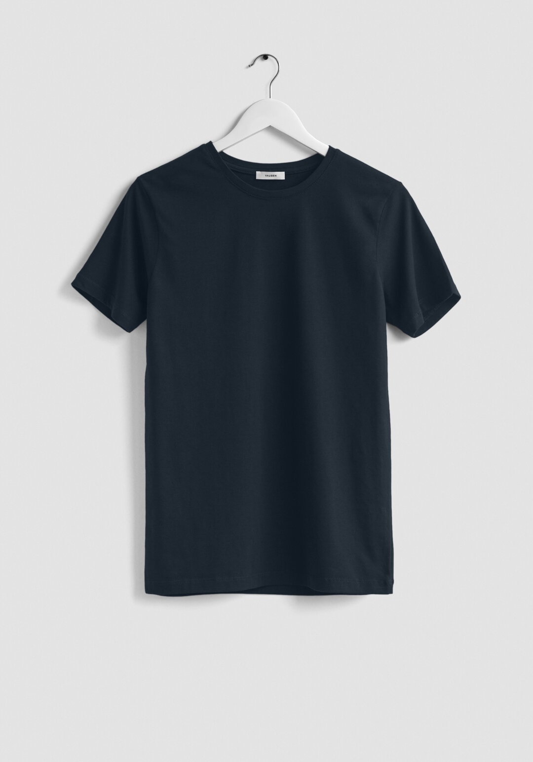 vausen camiseta azul manga corta algodón peruano frente