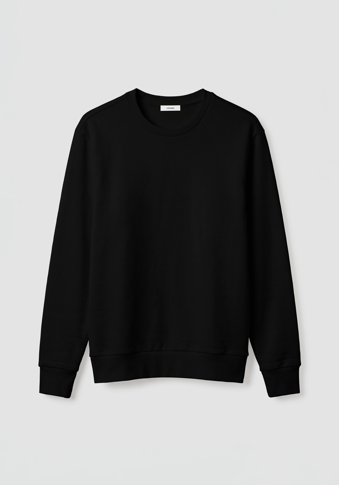 Buzo negro essential hombre fleece
